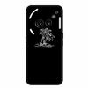Nothing Phone 2A Luminous Hole TPU Soft Black Case with Simple Line Design