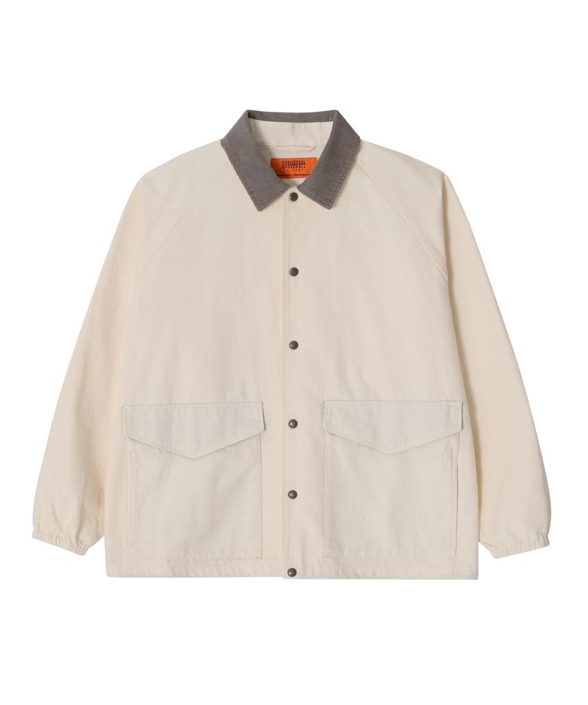Universal Overall [Jp Heritage Line] Cotton Coach Jacket Cream