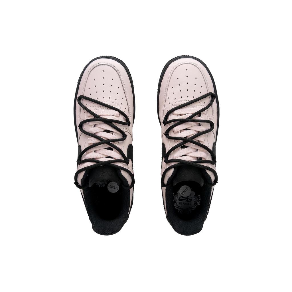 Nike Air Force 1 Peach Pudding Abrasion Resistant Low top Skateboard Shoes Unisex Black Pink CW2288-001(team990-)