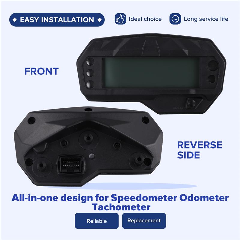 A16P-Motorcycle Speedometer Digital Meter Odometer For FZ16 Fazer FZ 2.0 FZ V2 FZV2 FZS FI V2 Tachometer Rpm Gauge