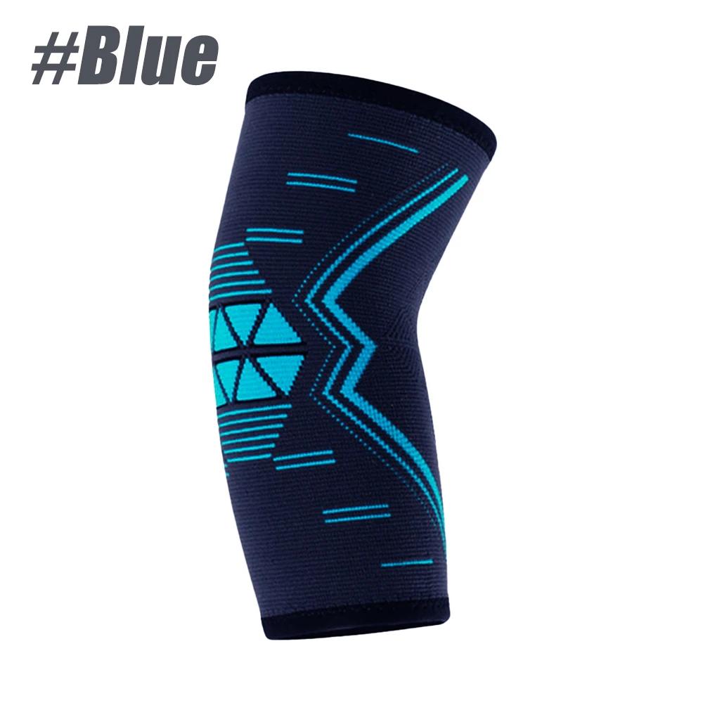 1Pcs Elastic Fabric Protective Elbow Brace Knitted Compression Sleeve For Tendonitis Pain Relief XL