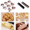 Non-Stick Halloween Cookie Cutter and Cake Mold Set for Baking Pastry Dough Shapes Biscuits and Desserts Kitchen Tools
