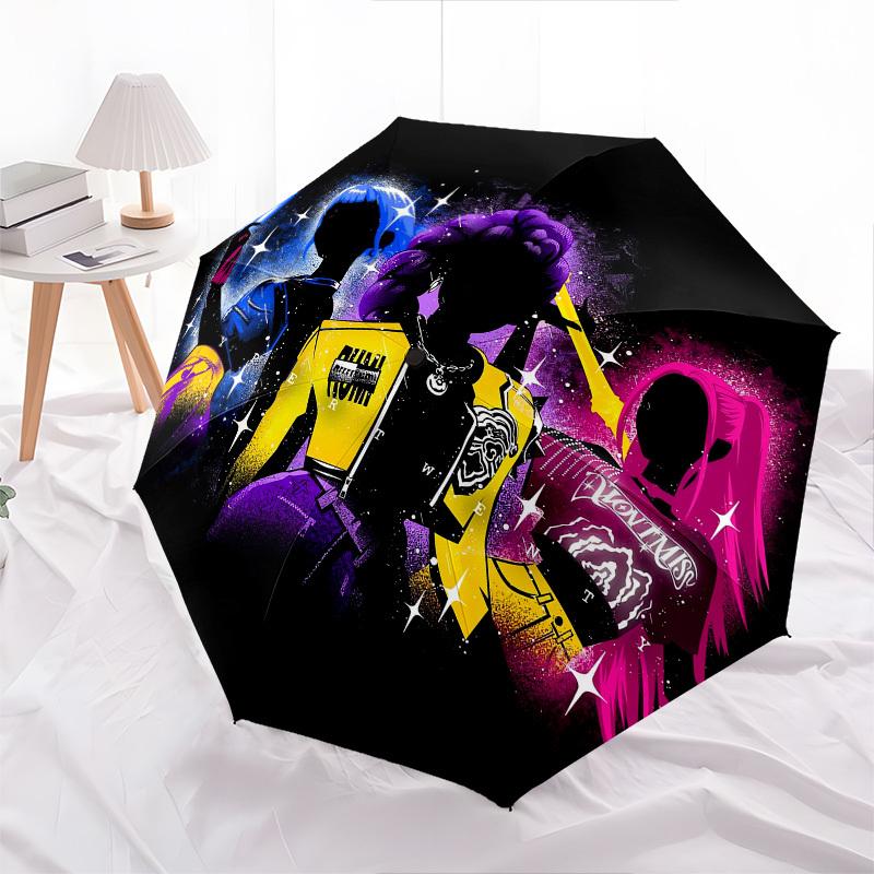 1pc HyperTwenty: Colorful Silhouettes Suitable for All Seasons UmbrellaFP161