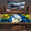 Sonic Vibes Print  Cushion Non-slip Laptop Tablet Big Mousepad XXL Mat Mini PC Playmat With Lock Edge