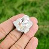 Gift For Her 925 Silver Natural TigerS Eye Stackable Flower Adjustable Ring