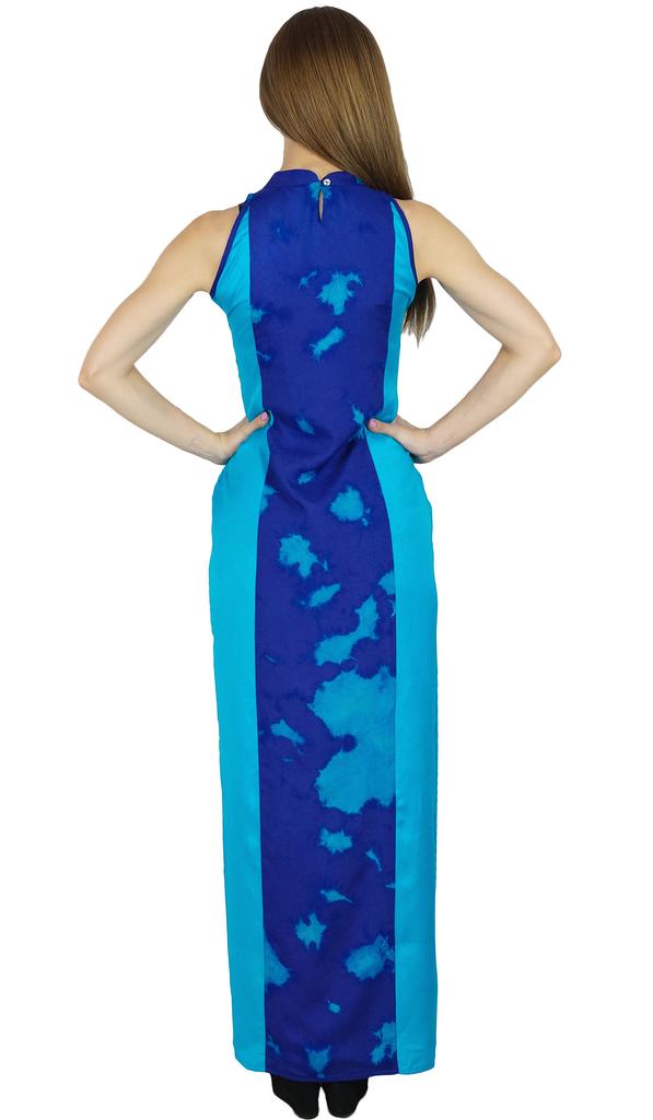 Bimba Women Long Rayon Summer Maxi Dress Resort Wear Sleeveless Gown Dresses