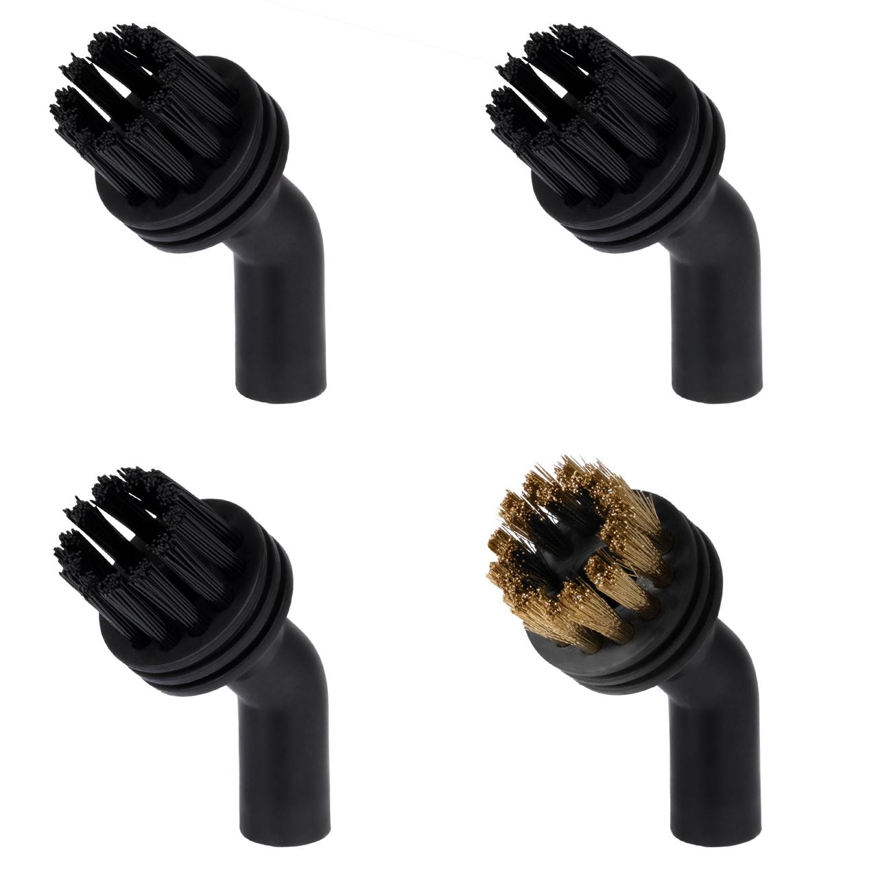 Набор круглых кистей Bort BDR-1200/2700-R (3 + 1) Набор аксессуаров для пароочистителя