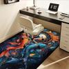 1pc Koi Fish,Yin Yang Symbol,Dreamcatcher Office Carpet Soft Polyester Entrance Carpet Washable Non