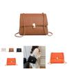 Elegant Pu Leather Medium Sized Woven Square Handbag For Women With Daily Casual Style