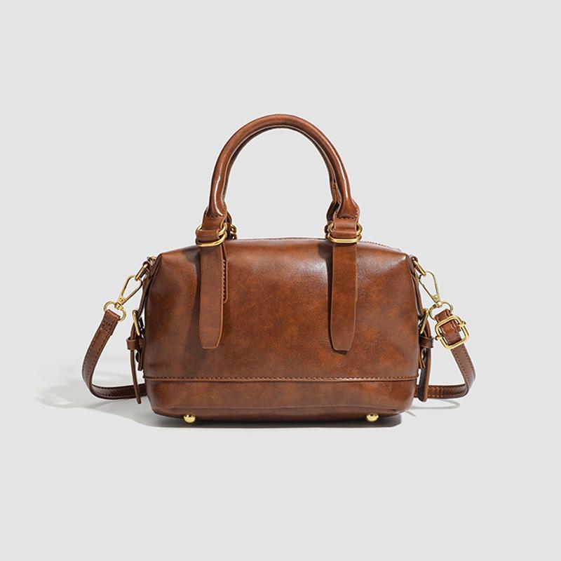 New retro trend bowling bag versatile portable messenger shoulder bag fashionable pillow bag