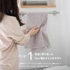 oruTa Slim Face Made in 22 x Charcoal Towel, Imabari, 2-Pack, 100% Cotton, Japan, Absorbent, Quick-Drying, 82cm,