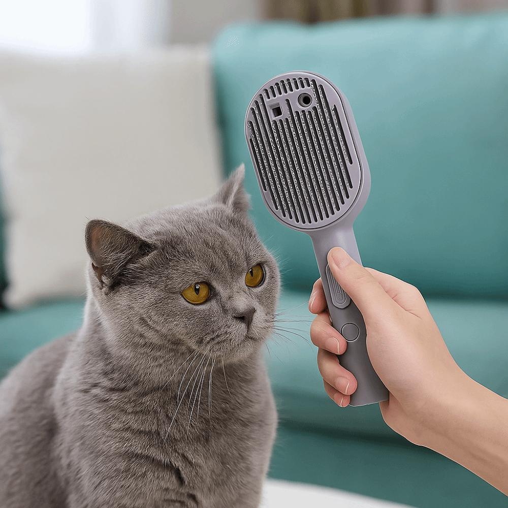 USB Charging Pet Spray Hair Comb Efficiently Pet Hair Cleaning Comb Pet Massage Brush  Shedding