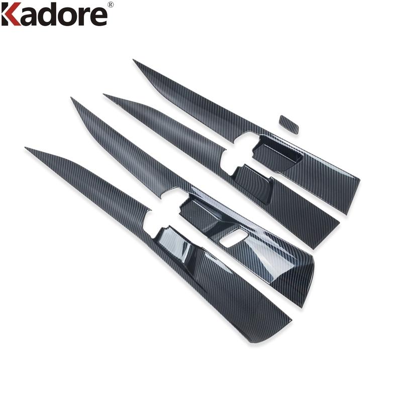 For Kia K5 Optima    2024 Carbon Fiber Car ide Inner Door Handle Bowl Panel Cover Trim Interior Accessories