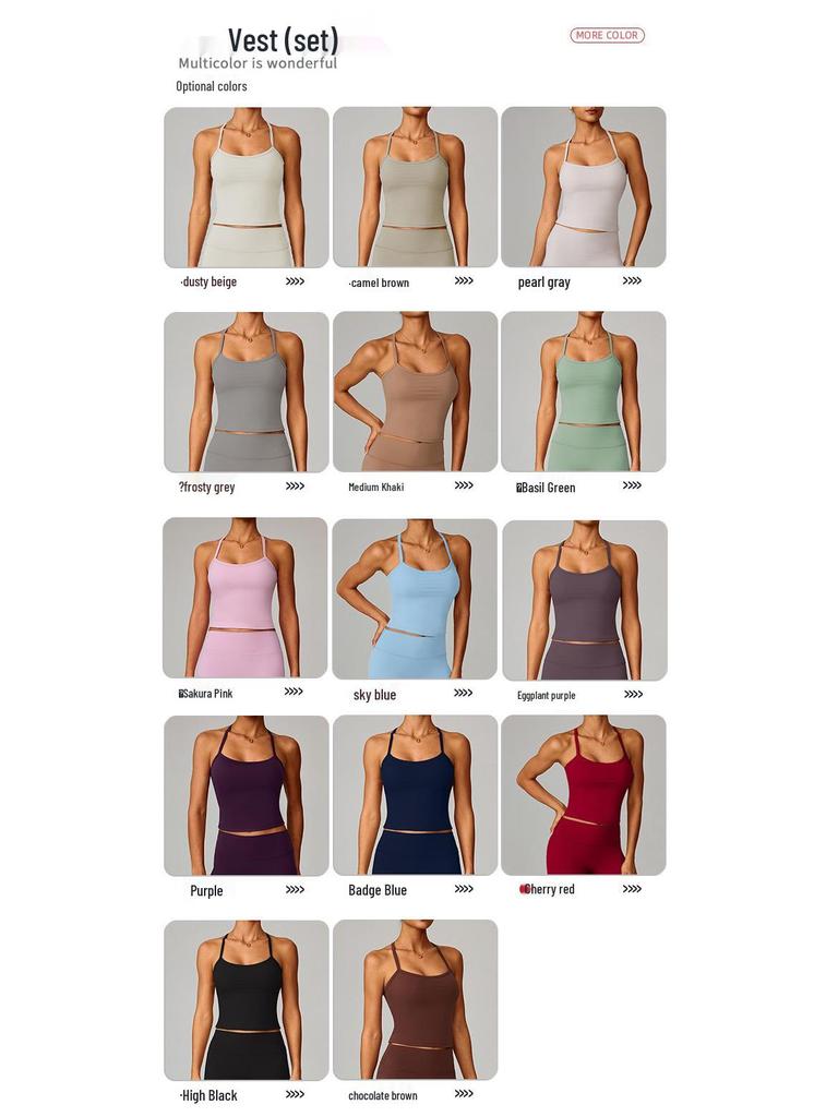 Women's European & American Yoga Set: Quick-Dry Fitness Shorts & Vest for Outdoor Running