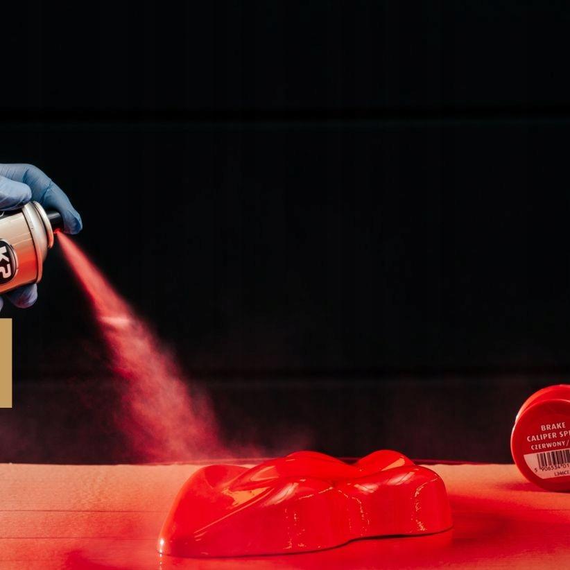 K2 Brake Caliper Paint Varnish for Painting Red Spray Set