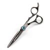 Napson Devil's Eye 6" Black Hairdressing Thinning Scissors