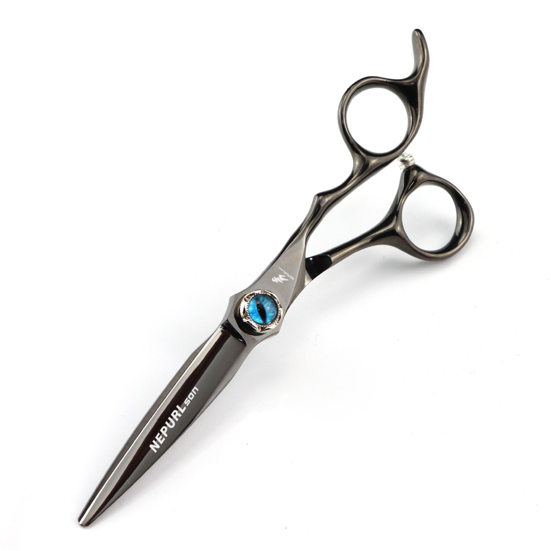 Napson Devil s Eye 6 Black Hairdressing Thinning Scissors
