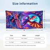 Dragon Phoenix Theme Beach Towel Personalized Custom Name & Text Soft Quick Dry Beach Towel for Swimming Travel