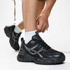 New Casual Sports Shoes Men's Versatile Thick-soled Mesh Breathable Trend Lazy Dad Shoes Men
