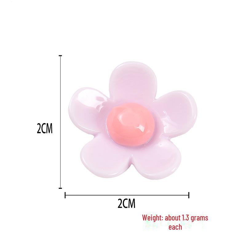 DIY Resin Five-Petal Flower Children's Hair Accessories and Storage Box