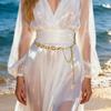 Multifunctional Metal Chain Belt Adapts To Different Outfits For Effortless Styling In Daily Life Various Occasion