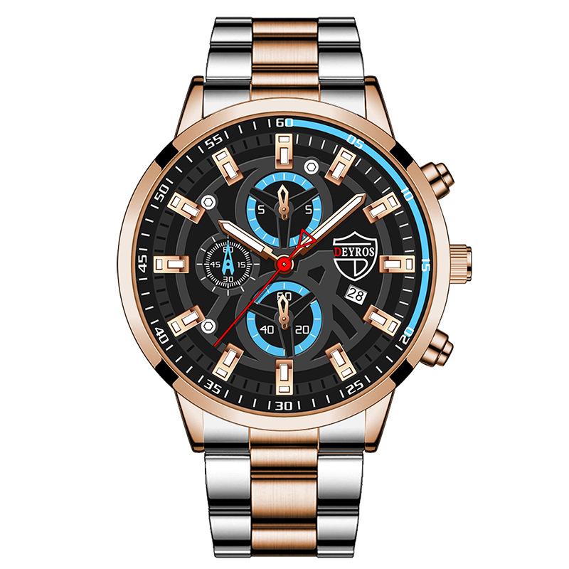 Men'S Watch Fashion Fully Automatic Calendar Luminous Quartz Watch