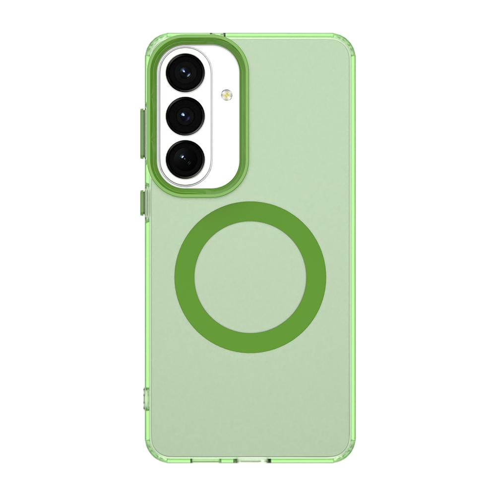 

Magnetic Wireless Charging Case For Samsung S26 S25 S24 S23 Ultra Plus FE A57 A37 A07 A17 A56 A36 Candy Color Matte Clear Cover Galaxy A06 4G