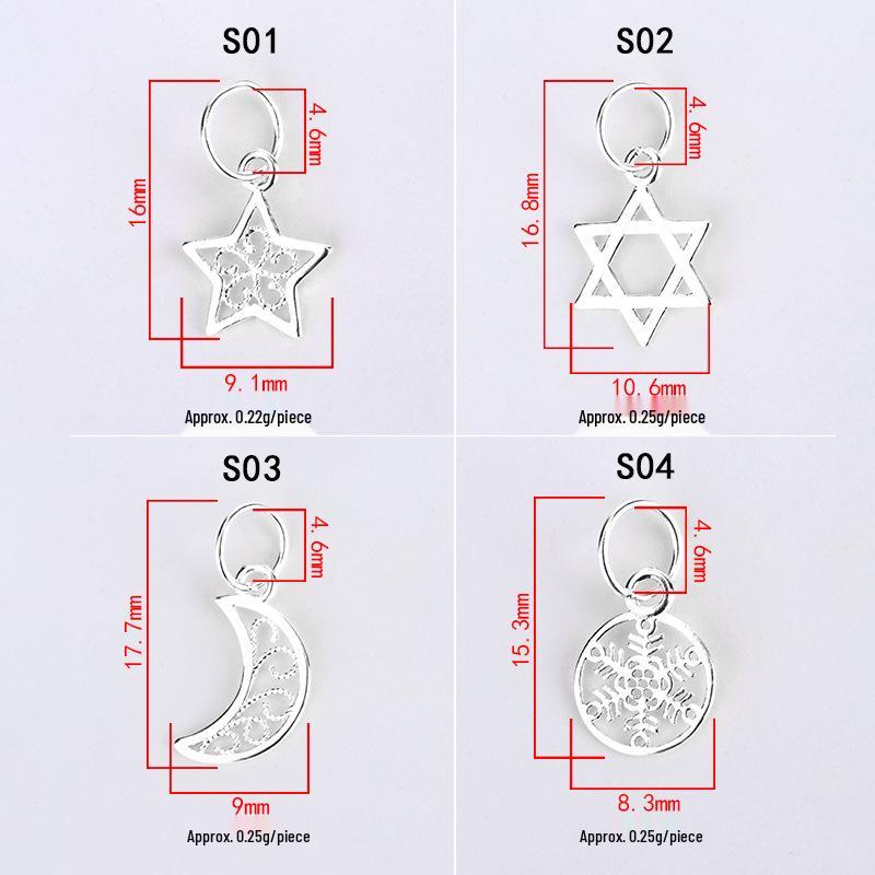 S925 Sterling Silver DIY Bracelet with Assorted Pendants