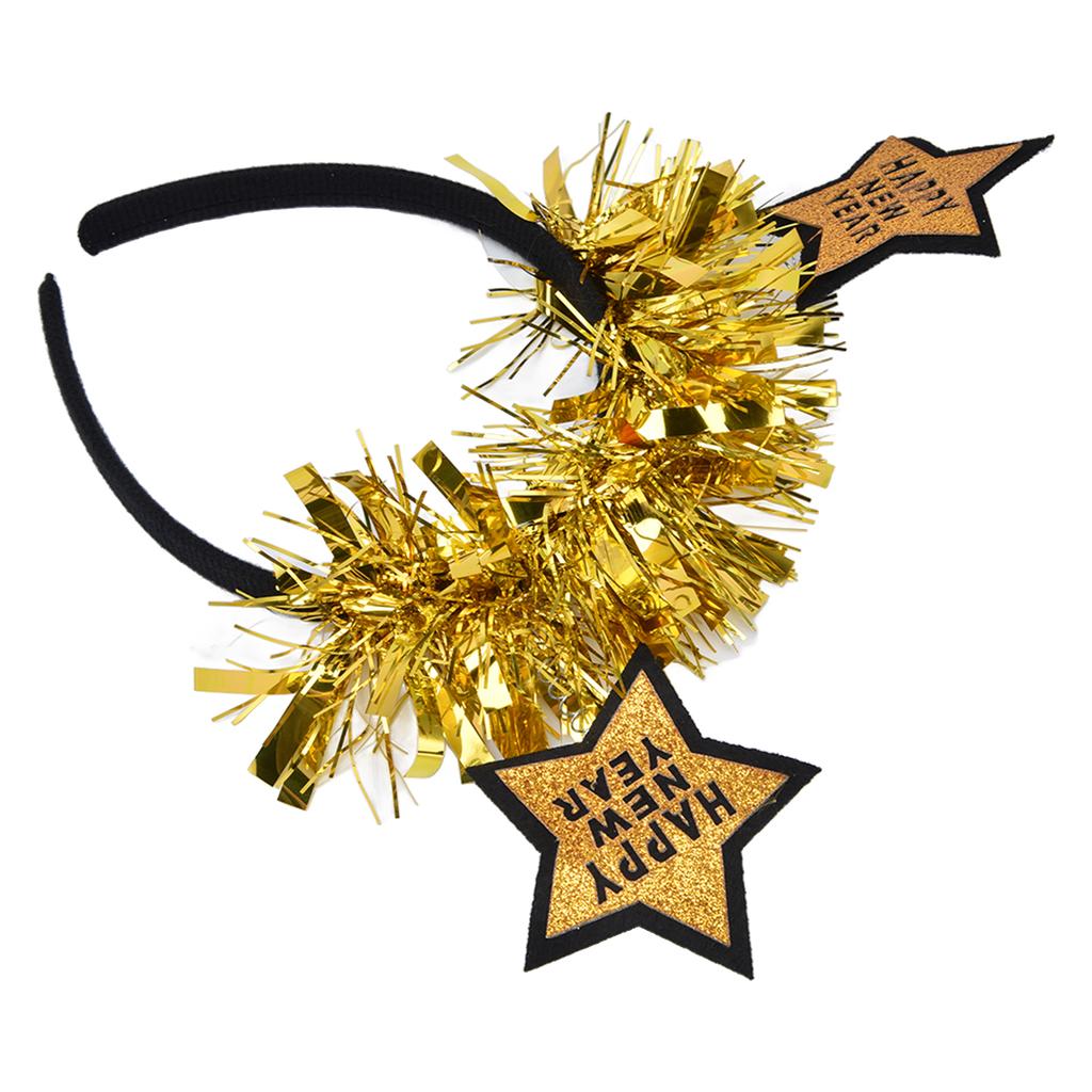 Süßer Sternförmiger Haarreif für Weihnachten Bruchfester Sternförmiger Haarreif für Festivals