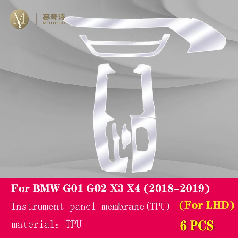 

Для BMW G01 G02 F25 F26 X3X4 2011-Інтер єр автомобіля Центральна консоль Прозора TPU Захисна плівка Ремонтна плівка проти подряпин C For G01 G02 LHD