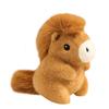 White Pony Plush Keychain With Pp Cotton Filling For Kids Backpack Decoration