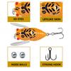 Cicada Imitation Soft Bait with Fluttering Wing Surface Lure for Bass Snakehead Topwater Fishing Topwater Popper for Freshwater Saltwater Fishing