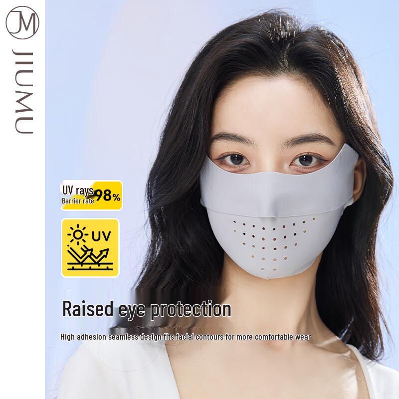 

JIUMU Women s UV Protection Ice Silk Sun Mask MM080