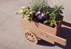 Igarden iGarden Japanese Made iWood Planter Style Natural Assembled Gardening Flower Stand Exterior Flower Bed 2-wheel