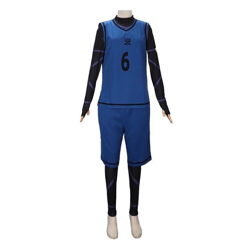 Blue Lock Anime Cosplay Jersey: Kiyoshi Ichi, Meguru Bachira, Hyoma Chigiri, Rensuke Kunigami