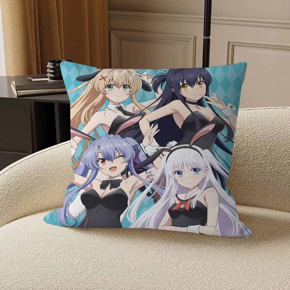 Anime S-Summer Pockets Maple Design Cushion Cover Happy Autumn Harvest decor Holiday Decorati Pillow Cover