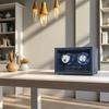 ORYX Automatic Watch Winder, Fits 2 Watches, Automatic Winding, Adjustable Cushion, LED Light, USB Powered, Premium Wood