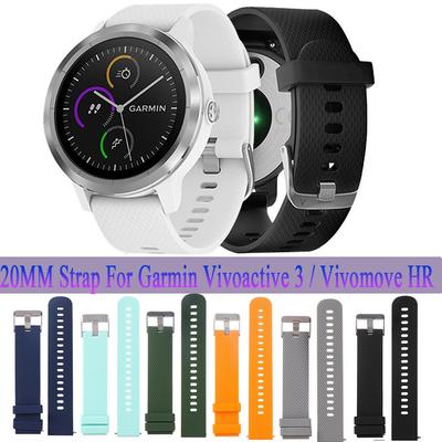 Uhrenarmband für Garmin Vivoactive 3 / Vivomove HR 20MM Smartwatch Armband Handgelenksarmband Gürtel Silikon Uhrenarmband Zubehör
