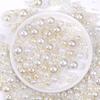 10mm-12mm White Ivory Imitation Pearls Round Pearl Spacer Loose Beads DIY Jewelry Making Necklace Bracelet Earrings Accessories