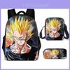 Dragon Ball Z Backpack Set With Waterproof Oxford Cloth For School Kids