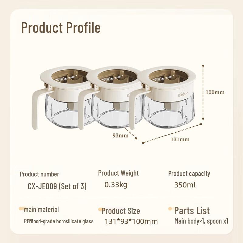 Björndesign kryddburkar set