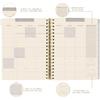 18 Month Planner/Calendar by Graphique, July 2025 – Dec. 2026 Peanuts Plan Hardbound Spiral Planner, Monthly Tabs, Holidays, Reminder Stickers,