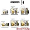 2D Flat Printing 2pcs Window Treatment Curtains Cute Bunny Duckling Spring Digital Printed Polyester Drapes Seasonal Party &