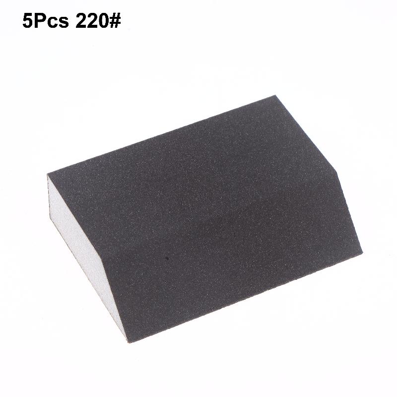 5/7 Piece Single Sandpaper Sponge Set - 60/80/100/120/180/220/240 Grit Sanding Block Combination, Washable And Reusable
