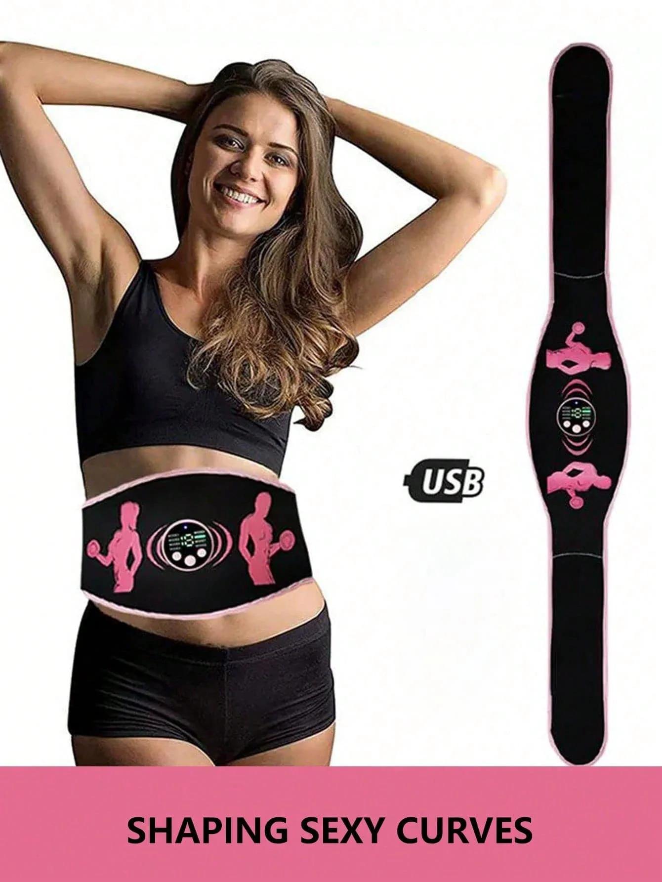 

Стимулятор пресса USB Перезаряжаемый Стимулирующий Пояс Пояс для Тонизирования Мышц, Тренажер Для Мышц Абдоминальная Тренировка Массажер чёрный