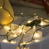50M 100M LED Lichterketten 8 Modi Draht Lichterkette Girlande für Outdoor Neujahr Weihnachtsfeier Straße Haus Baumdekoration