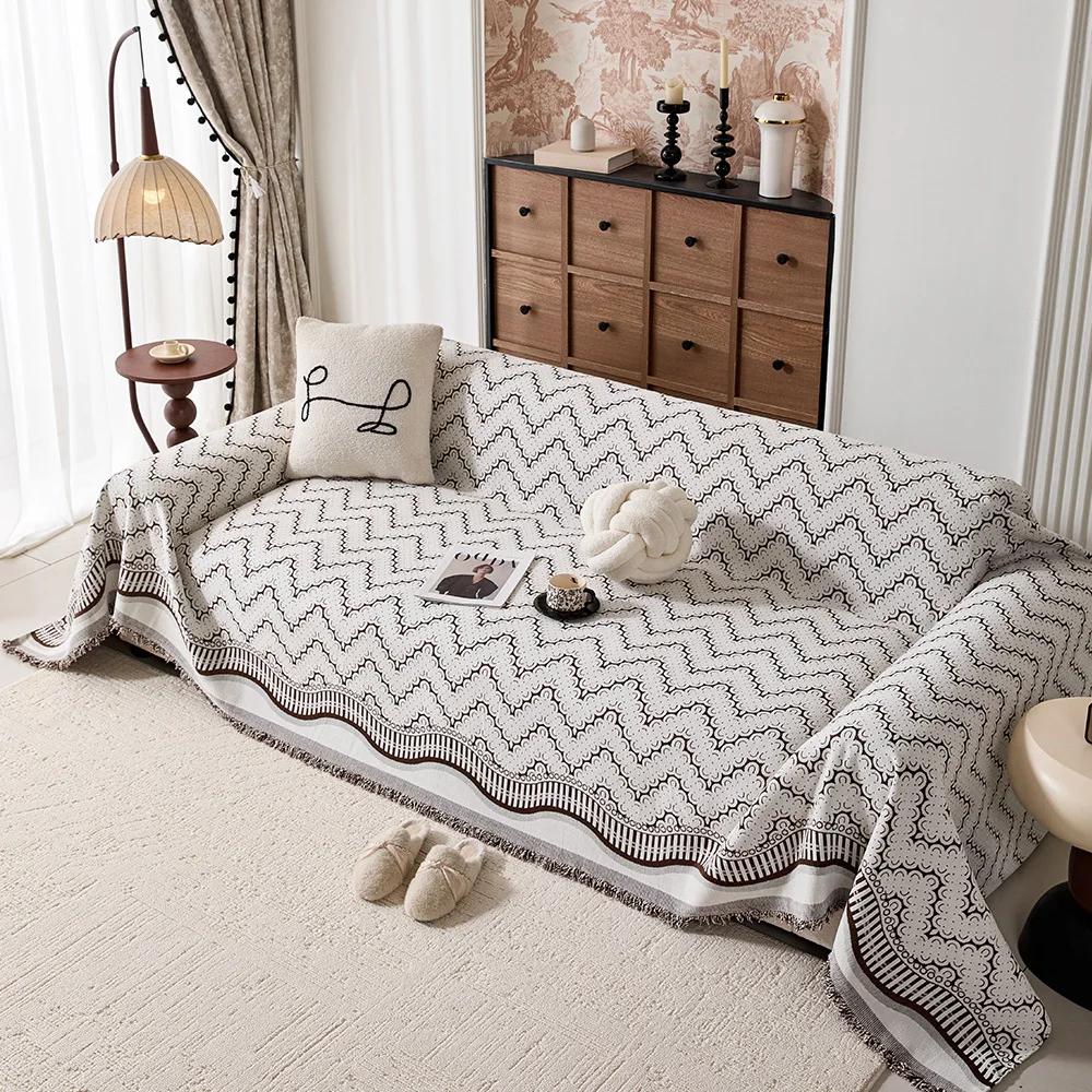New Chenille Sofa Towel Four Seasons Universal Modern Simple Non-slip Cushion All-match Fabric Sofa Cover