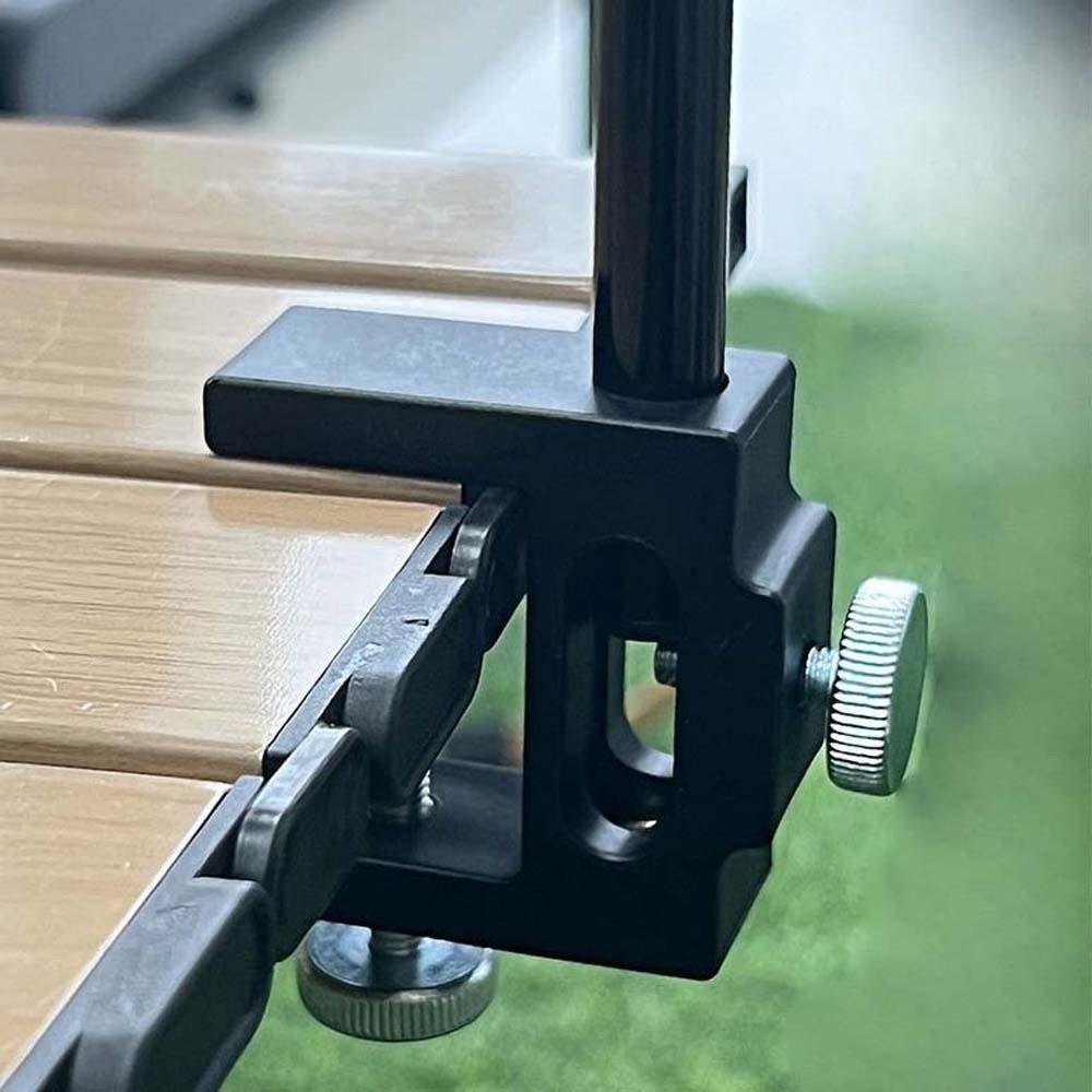 Adjustable Folding Lamp Stand Polyester Portable Lantern Holder Camping Lamp Rod  Yard