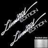 1 Pair 16cm Long LIMITED EDITION Reflective Car Stickers Motorcycle Moto Body Helmet Windshield Accessories Decals For BMW Honda