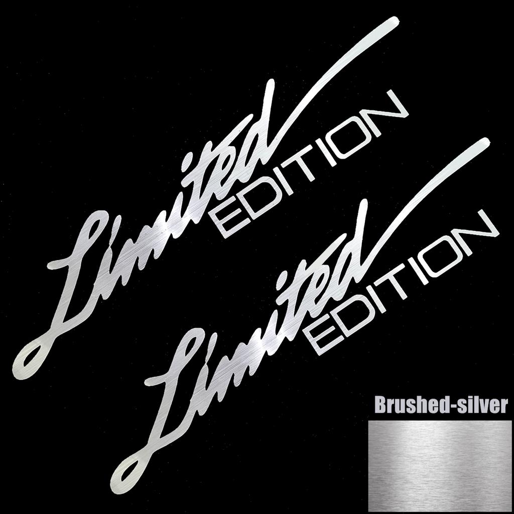 1 Pair 16cm Long LIMITED EDITION Reflective Car Stickers Motorcycle Moto Body Helmet Windshield Accessories Decals For BMW Honda